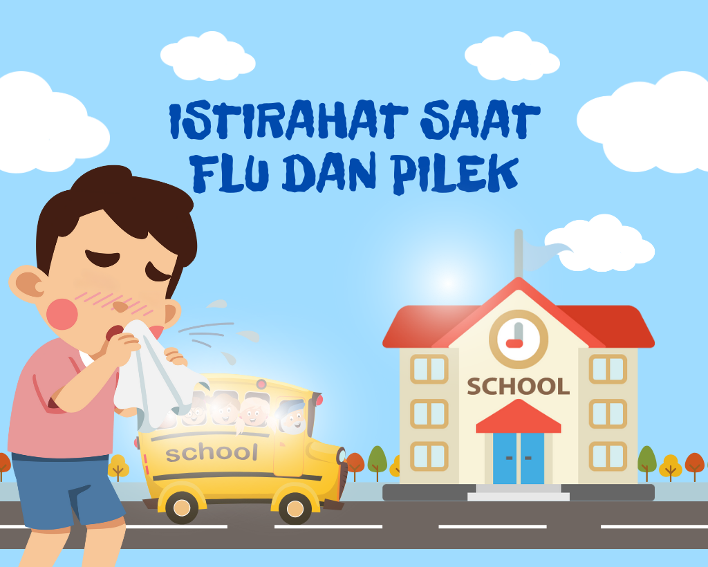 Anak Terkena Flu dan Pilek Butuh Istirahat, Berapa Lama?