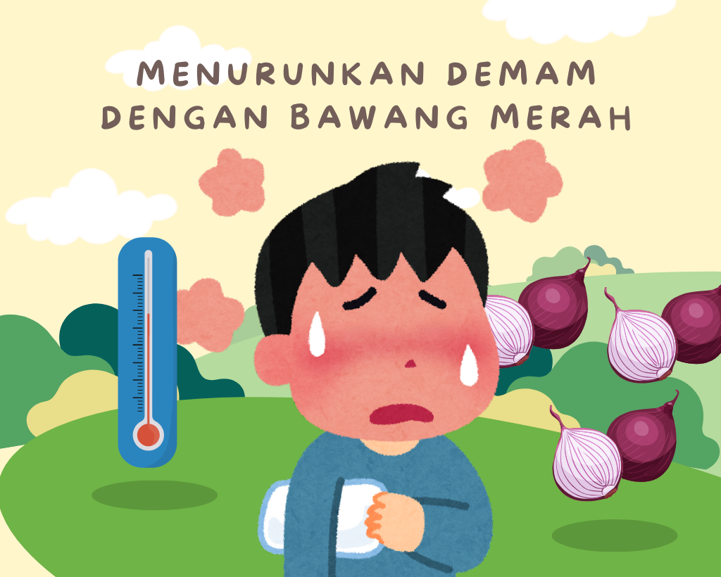 Amankah Mengoleskan Bawang Merah saat Anak Demam?